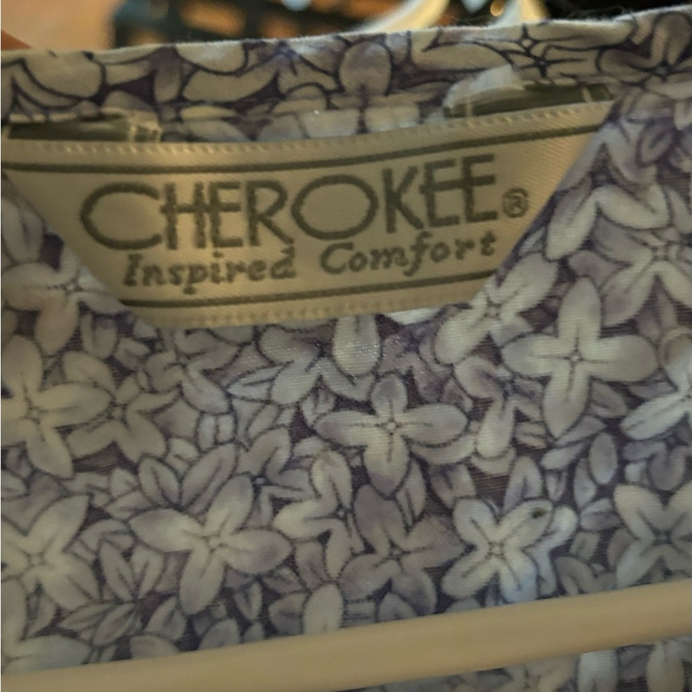 Cherokee scrub top size medium. No rip, tears, no stains.